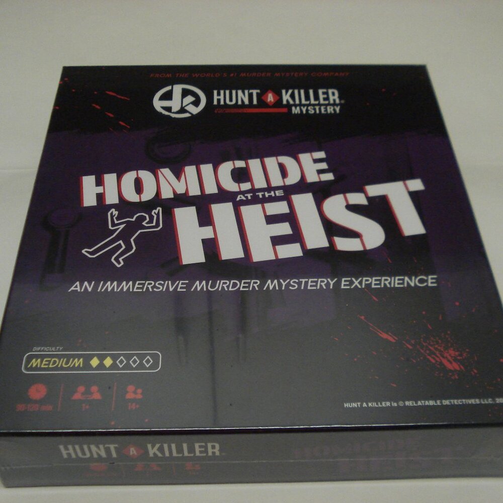 Hunt A Killer - Homicide at the Heist Murder Mystery Party Game NEW and SEALED
